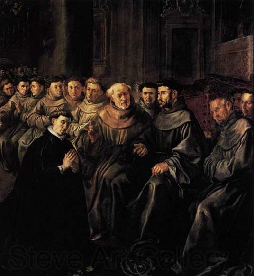 HERRERA, Francisco de, the Elder St Bonaventure Enters the Franciscan Order